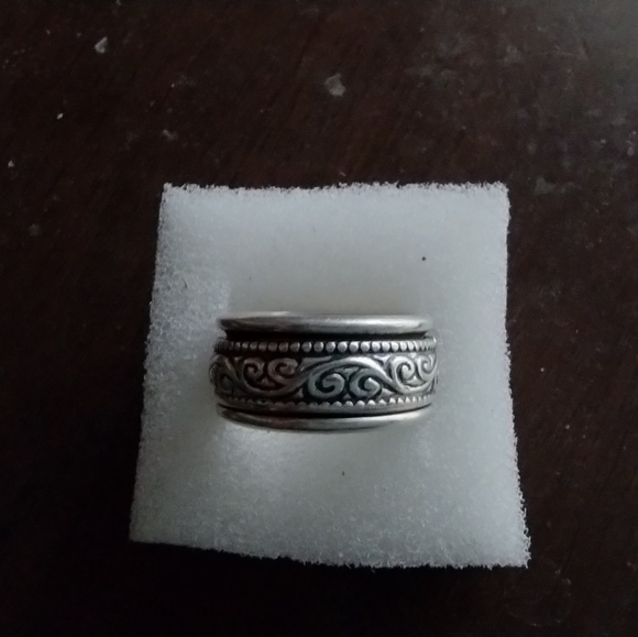 Vintage Sterling Silver Mexico Taxco Spinner ring - Picture 4 of 5